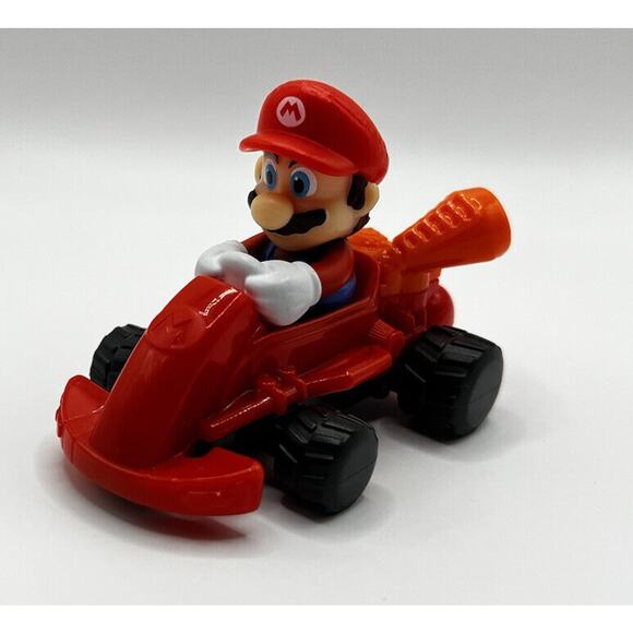 McDonald’s Happy Toy 2022 Super Mario Bros. Movie MARIO KART Red Car Loose EUC - Picture 1 of 7